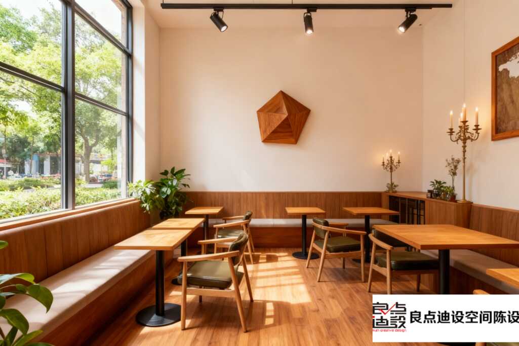 绝了!暖调木质风咖啡店软装设计揭秘，ins风搭配技巧一键get!